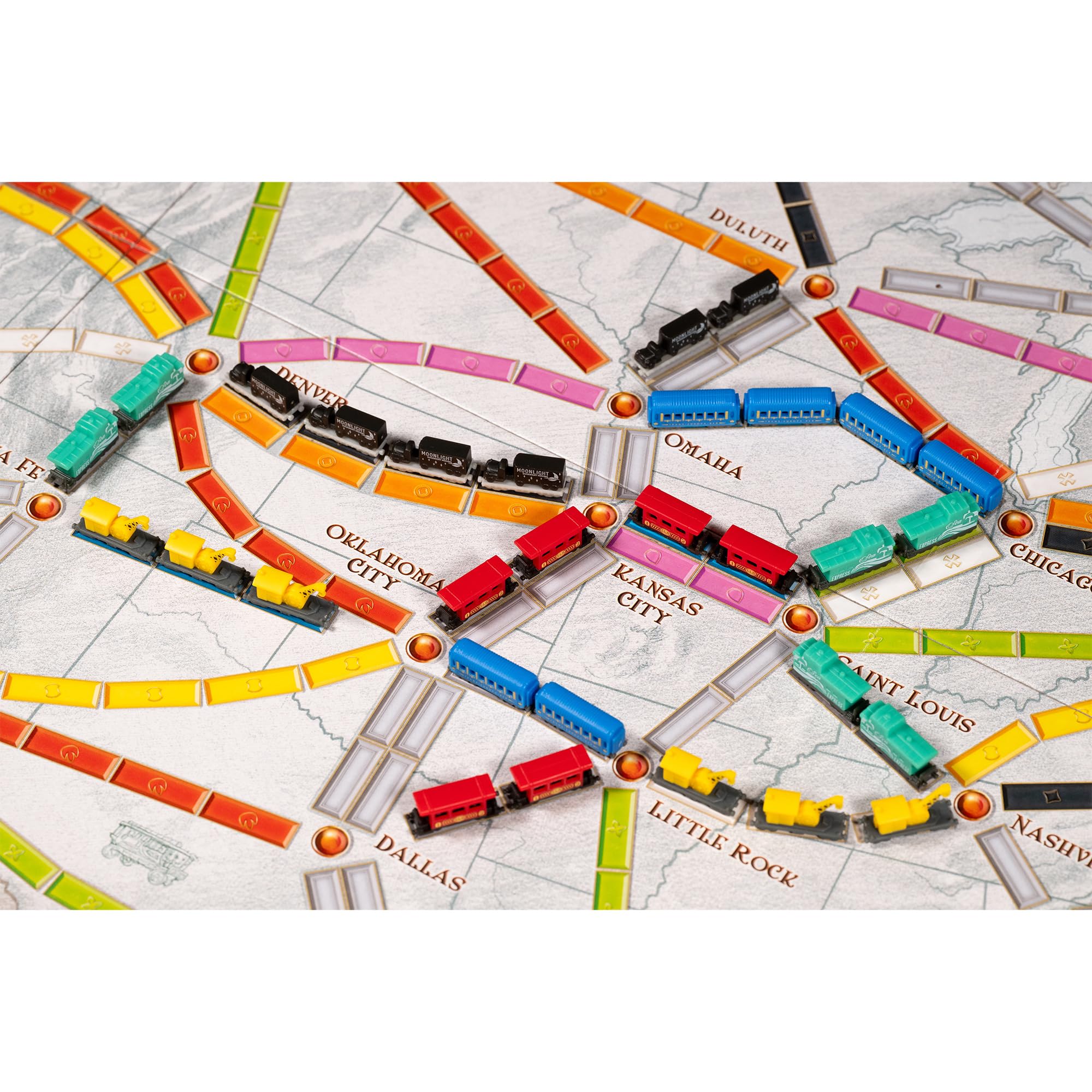 Amazon.com: Asmodee Ticket to Ride 20th Anniversary Deluxe Train